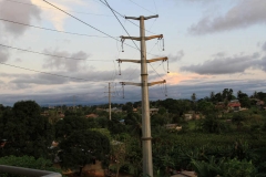 Líneas de transmisión de energía en la región continental de Guinea Ecuatorial