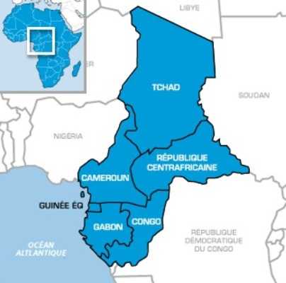 Países de la Zona CEMAC