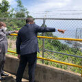 Presidente Mozambie visita Punta Europa Instalaciones Gas Guinea Ecuatorial