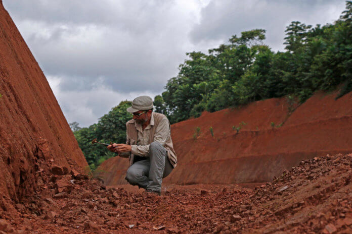 Imagen de los trabajos de Antonio Rosas en Guinea Ecuatorial. / MNCN-CSIC