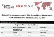 BANGE elegido mejor banco de Guinea Ecuatorial en la XXXI edición de los Global Finance Best Bank Awards 2024