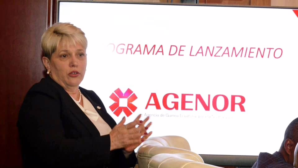 Responsable de la empresa consultora Lider Shore, a cargo del diseño técnico y la puesta en marcha de la agencia, durante un momento de la presentación